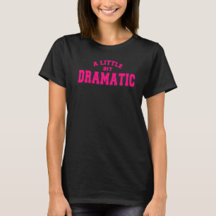 Christmas Halloween Queen Women Girls A Little Bit T-Shirt