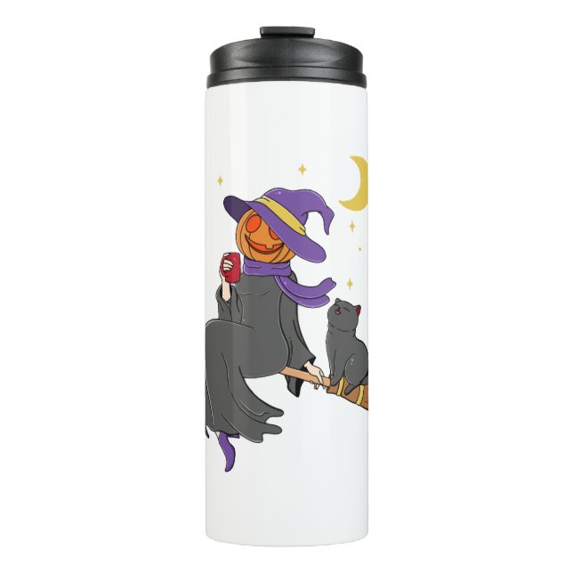 Christmas Halloween Thermal Tumbler (Front)