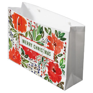 Christmas & Hand Painted Gift Bag