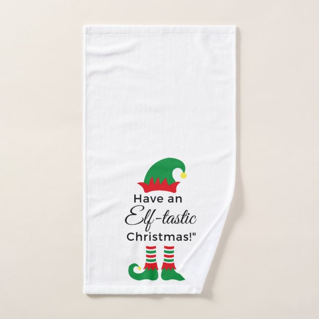 Christmas Hand Towel - Elf Tastic 3 (Hand Towel)