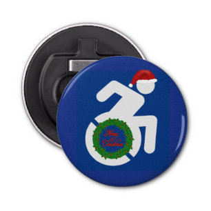 Christmas Handicapped Bottle Opener