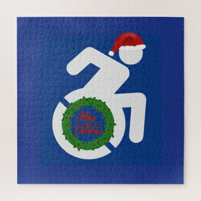 Christmas Handicapped Jigsaw Puzzle (Vertical)