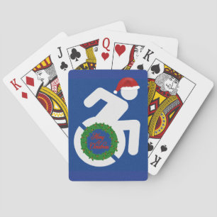 Christmas Handicapped Playing Cards