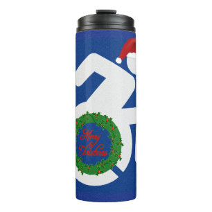 Christmas Handicapped Thermal Tumbler