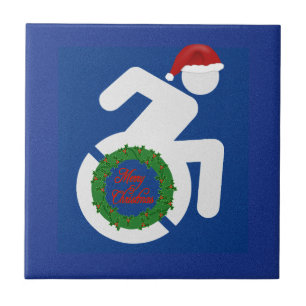 Christmas Handicapped Tile