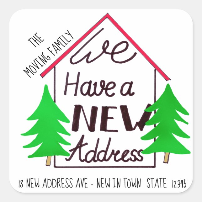 Christmas  handlettered envelope seal (Front)