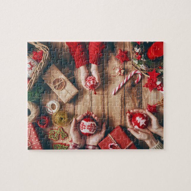 Christmas Hands Jigsaw Puzzle (Horizontal)