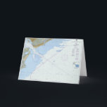 Christmas_Hanukkah Card _ Charleston Harbour<br><div class="desc">Charleston Harbour SC South Carolina Nautical Chart Christmas Hanukkah Chanukkah Card Seasons Greetings Happy Holidays Sailing Sail Boat Fishing</div>