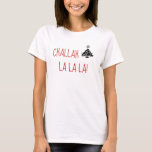 Christmas Hanukkah Chrismukkah Challah La La La T-Shirt<br><div class="desc">Does your family celebrate both Christmas and Hanukkah,  aka Chrismukkah? Then Challah La La La will surely make them smile! It features a cute Christmas tree icon with the Star of David on top and festive handwriting typography. #Christmas   #Hanukkah = #Chrismukkah</div>