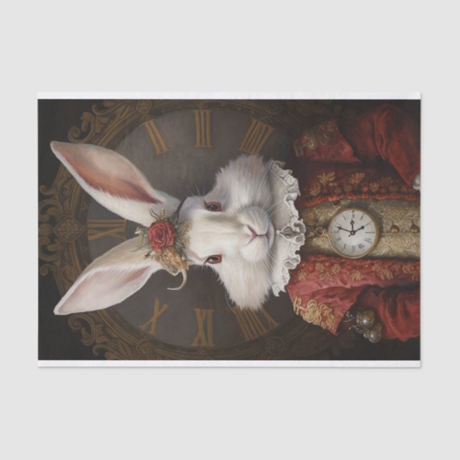 Christmas Hare 3 Tissue Paper (Front)