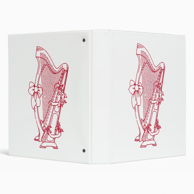 Christmas Harp Binder (Background)