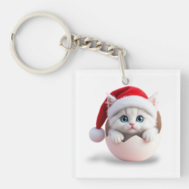 Christmas Hatchling Keychain (Front)