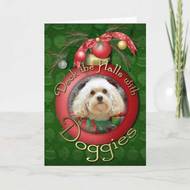 Christmas - Havanese - Mason Holiday Card (Front)