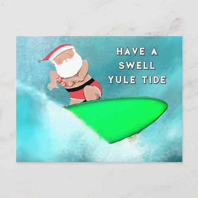 Christmas Hawaii Holiday Postcard (Front)
