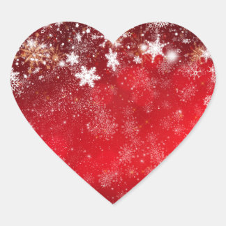 Christmas Heart  Sticker