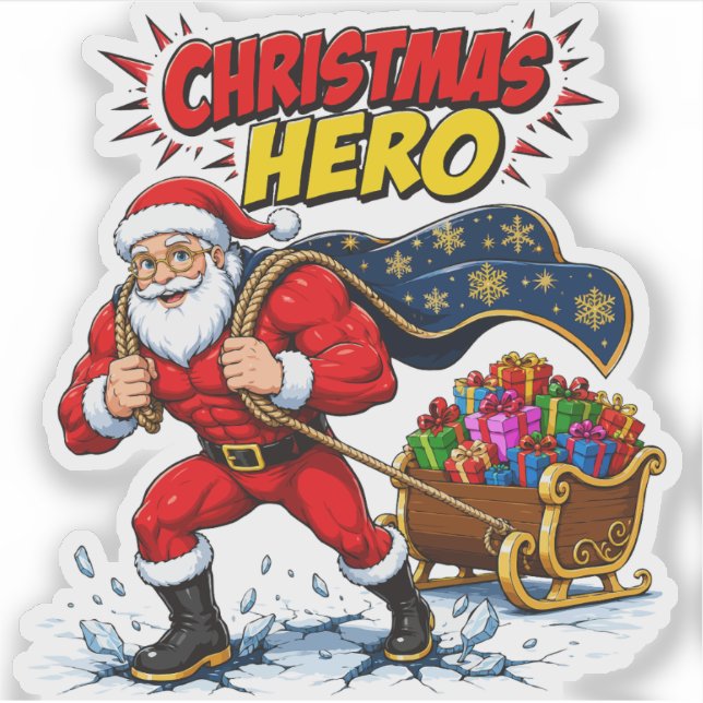 Christmas Hero Comic Santa Claus (Front)