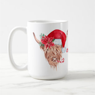 Christmas Highland Cow 15 0z Classic Mug