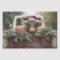 Christmas Highland Cow Rustic Truck Decoupage 