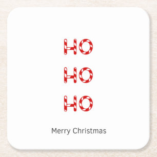 Christmas Ho Ho Ho Drinks Coasters