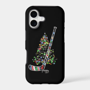 Christmas Hockey Sports Ball Santa Hat Xmas