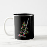 Christmas Hockey Sports Ball Santa Hat Xmas  Two-Tone Coffee Mug<br><div class="desc">Christmas Hockey Sports Ball Santa Hat Xmas</div>