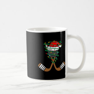Christmas Hockey Xmas Santa Sports Kids Boys Men C Coffee Mug