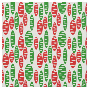 Christmas Holey Ovals Fabric