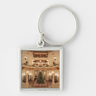 Christmas Holiday at Pennsylvania State Capitol Keychain