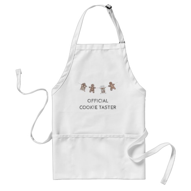 Christmas Holiday Baking Gingerbread Cookie Standard Apron (Front)