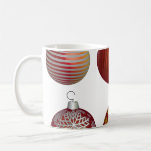 Christmas holiday ball decoration coffee mug