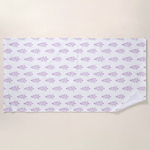 Christmas Holiday Bathroom Decor Beach Towel