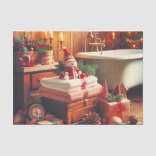 Christmas Holiday Bathroom Tissue Paper