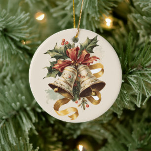 Christmas Holiday Bells Ornament