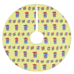 Christmas Holiday Brushed Polyester Tree Skirt
