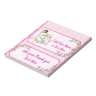 Christmas Holiday Candy Bar Wrappers Party Favors Notepad