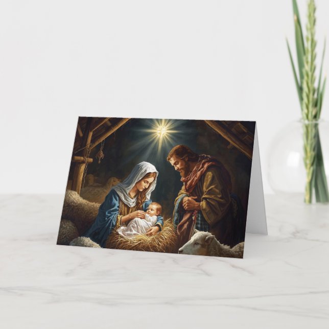 Christmas Holiday Card Baby Jesus Series #2 (Front)