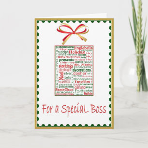 Christmas/Holiday Card for Boss