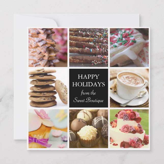 Christmas Holiday Cards for Bakeries (Front)