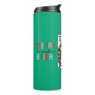 Christmas Holiday Chameleon Thermal Tumbler