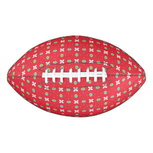 Christmas Holiday Charm Pattern 02 -  Football