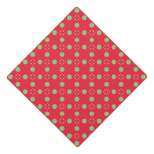 Christmas Holiday Charm Pattern 03 - Graduation Cap Topper