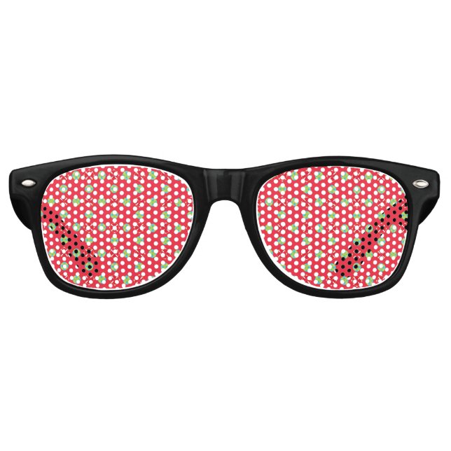 Christmas Holiday Charm Pattern 03 -  Retro Sunglasses (Front)