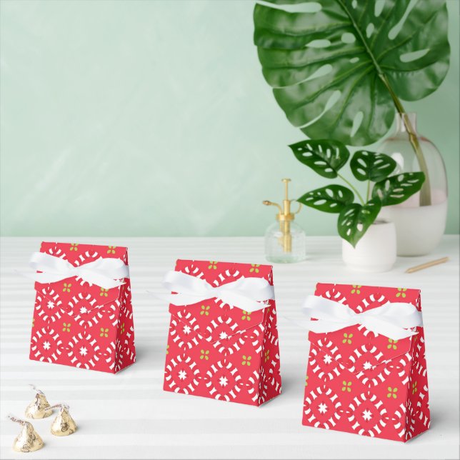 Christmas Holiday Charm Pattern 04 -  Favor Box (Multiple)