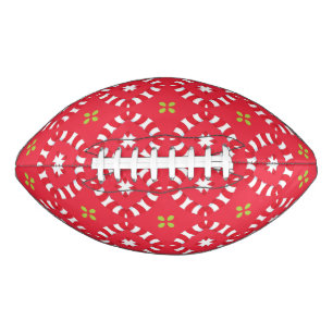 Christmas Holiday Charm Pattern 04 -  Football