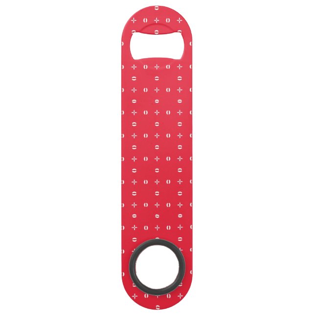 Christmas Holiday Charm Pattern 09 -  Bar Key (Front)