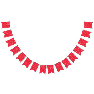 Christmas Holiday Charm Pattern 09 -  Bunting Flags