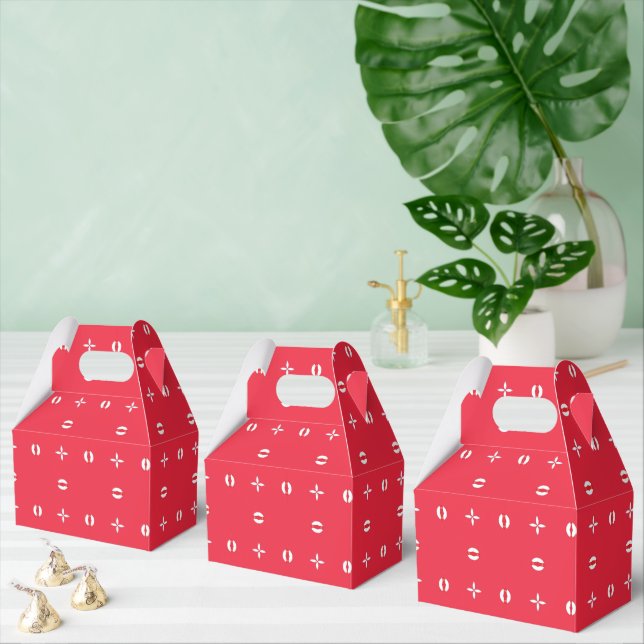 Christmas Holiday Charm Pattern 09 -  Favor Box (Multiple)