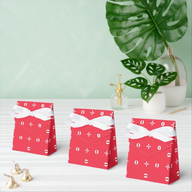 Christmas Holiday Charm Pattern 09 -  Favor Box (Multiple)