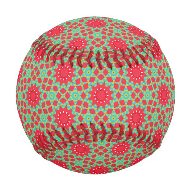 Christmas Holiday Charm Pattern  Baseball (Front)