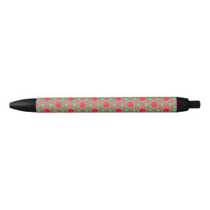 Christmas Holiday Charm Pattern  Black Ink Pen
